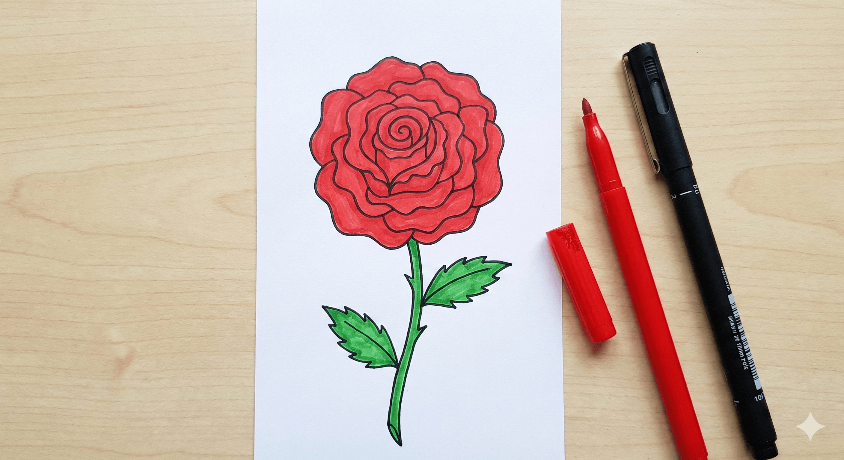 Cover image for How to Draw a Rose Easy (Step by Step)